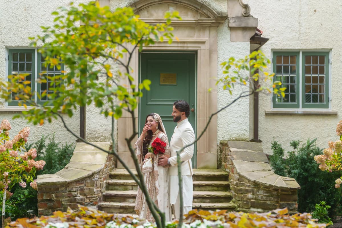 Candid BRAZN wedding photo at Adamson Estate