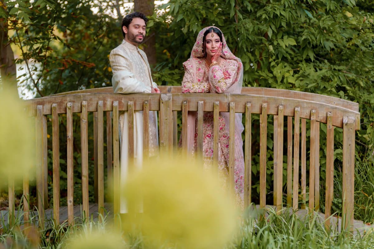 BRAZN wedding couple photo at Adamson Estate