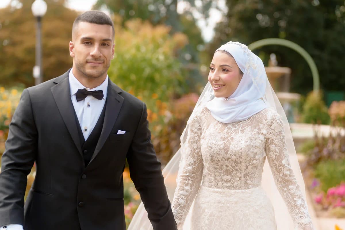 BRAZN wedding highlight photo with the couple
