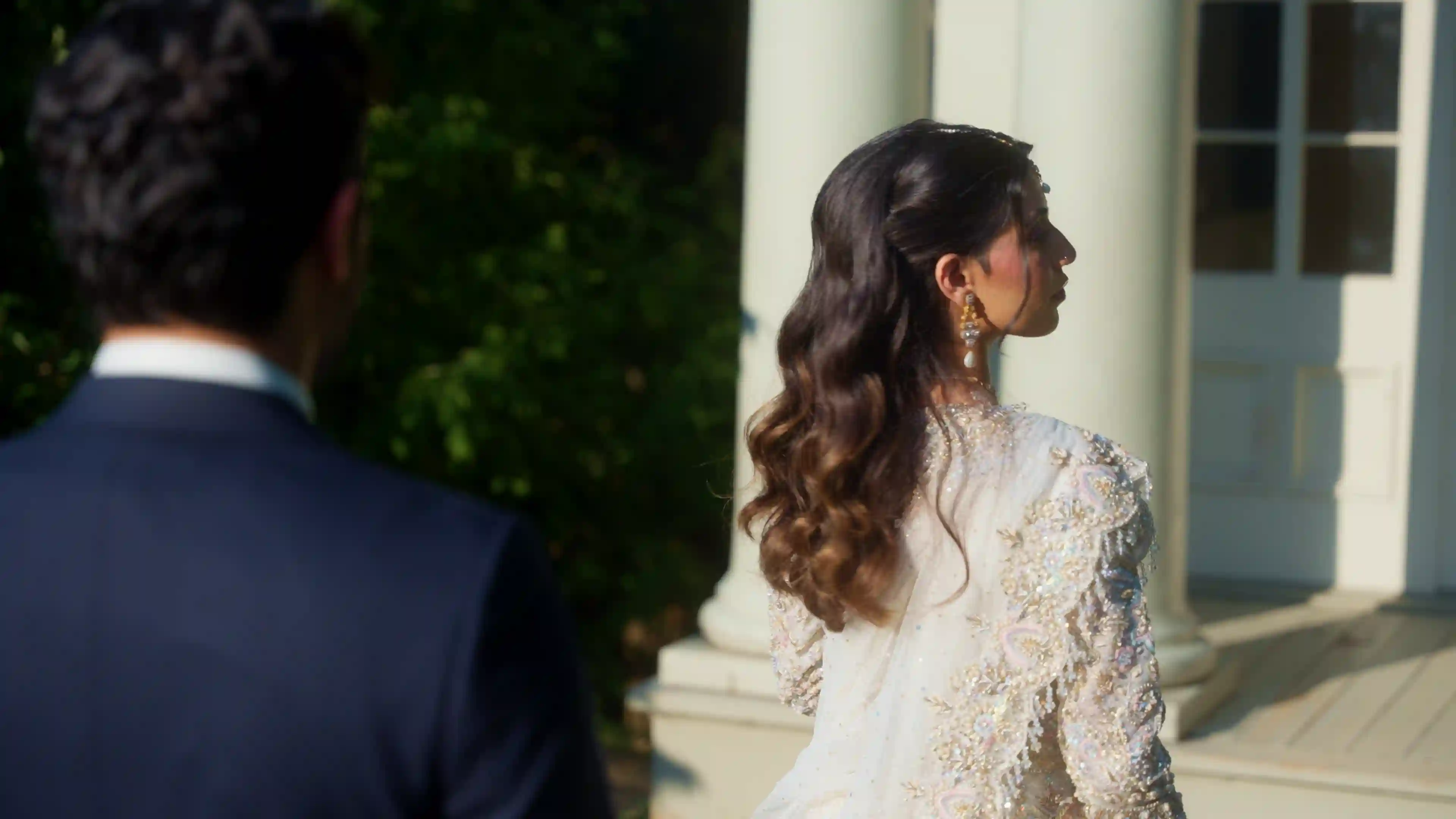 Cinematic BRAZN wedding film thumbnail with a couple on their wedding day