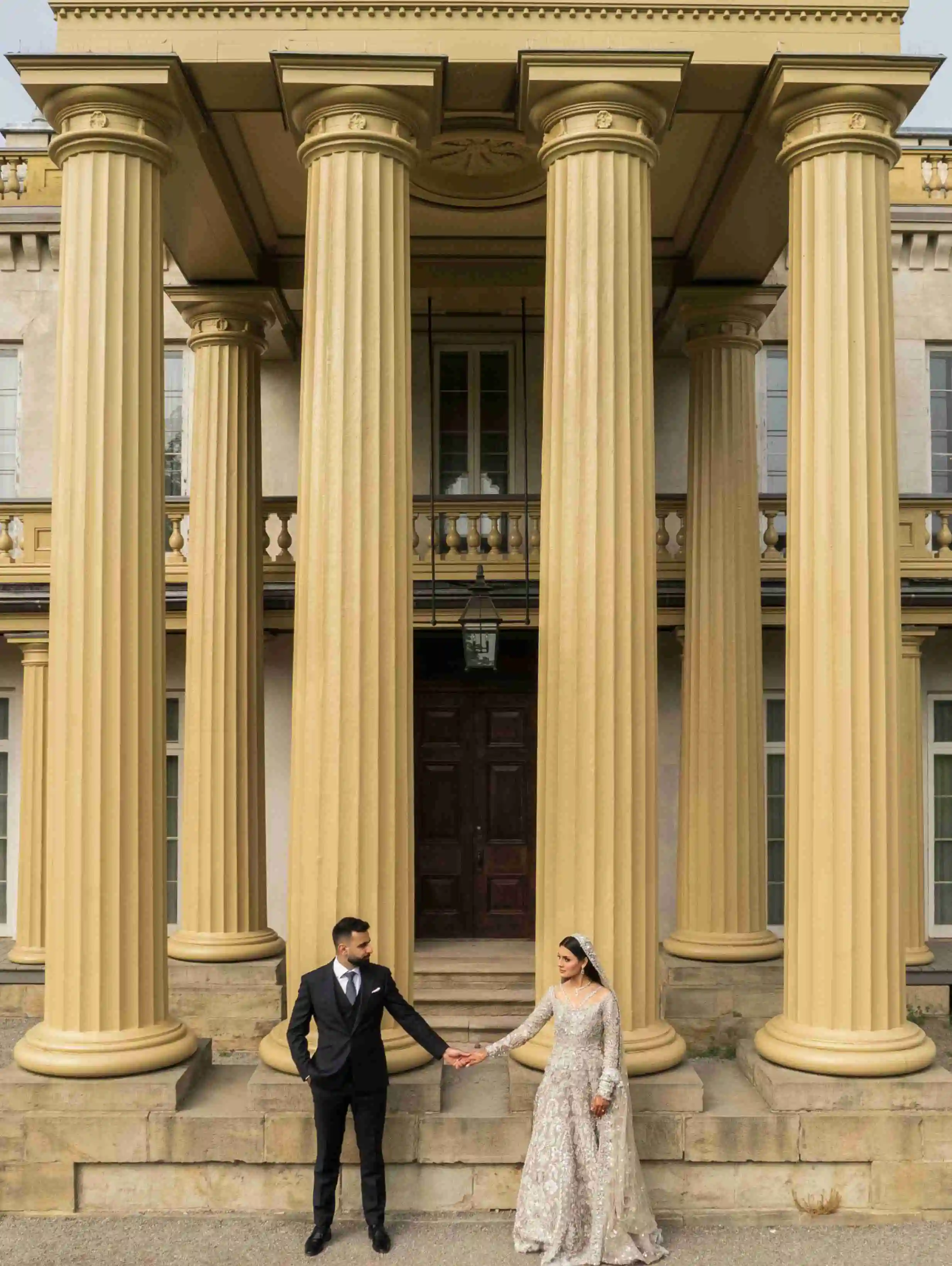 Bride and groom portrait from a BRAZN wedding photography session